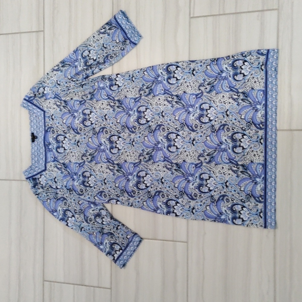 Talbots XL Paisley Print Dress